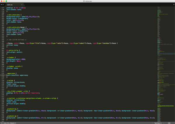 Sublime Text code photo